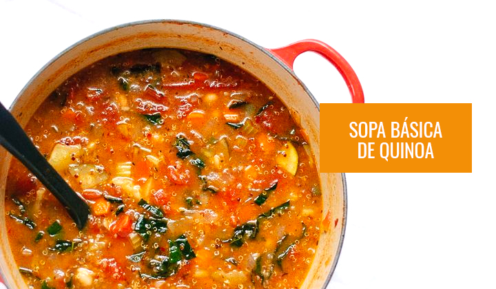 Sopa de quinoa